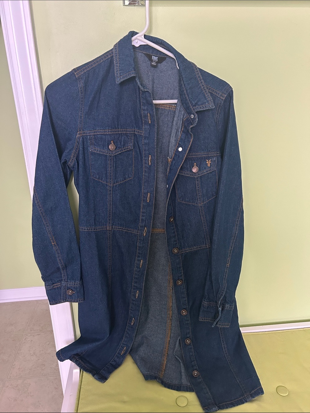FRYE Dark Blue Denim Dress